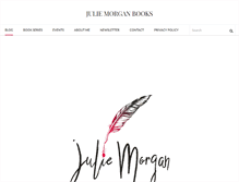 Tablet Screenshot of juliemorganbooks.com